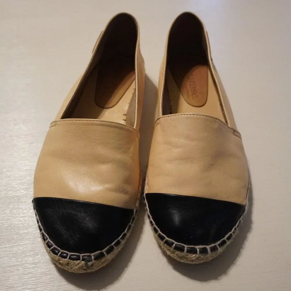 Anthropologie ~ Mint & Rose ~ Size 39 Cap‎ toe Espadrilles